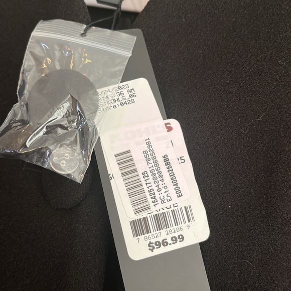 Allegra K woman’s A-line long sleeve, single breasted, peplum hem long coat - Picture 5 of 9